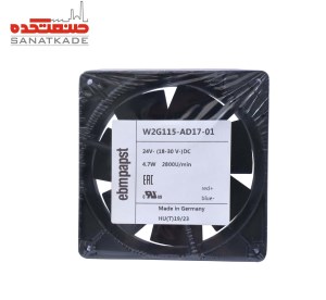 FAN MFR:EBMPAPST TYPE:W2G115 AD17-01