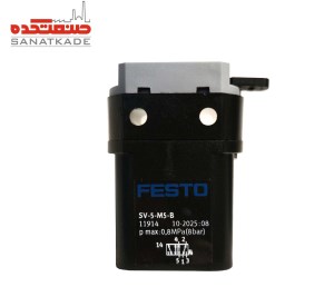 FRONT PANELVALVE MFR:FESTO TYPE:SV-5-M5-B -شیر پنل جلویی