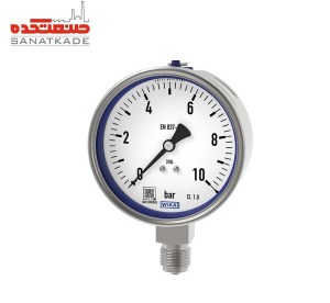 PRESSURE GAUG MFR:WIKA TYPE: RANGE 0 / 160 BAR -63MM -BOTTOM CONNECTION, G1/4"
